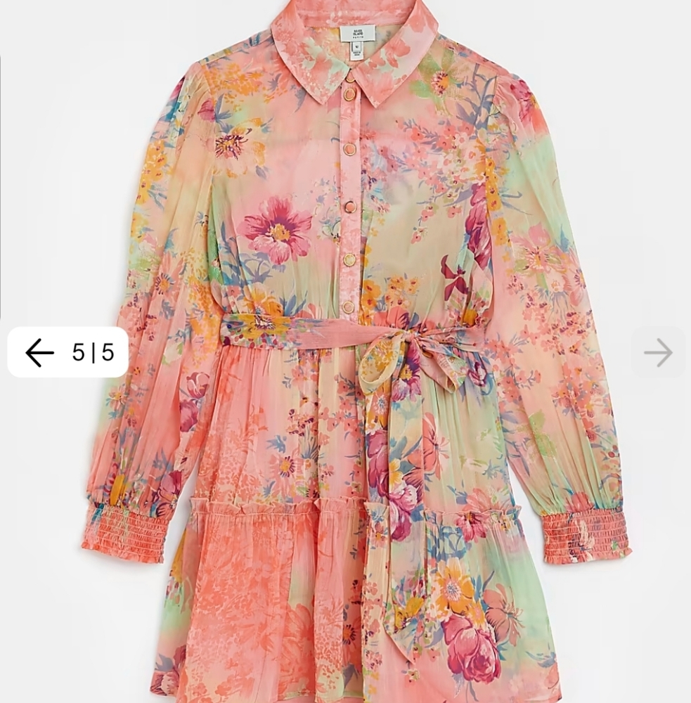 FLORAL MINI DRESS